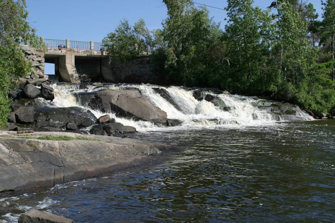 The Falls in Nestor Falls Sunset Country, Ontario, Canada